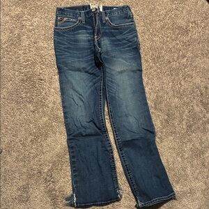 Ariat Men's Relaxed Straight Indigo Blue Jeans